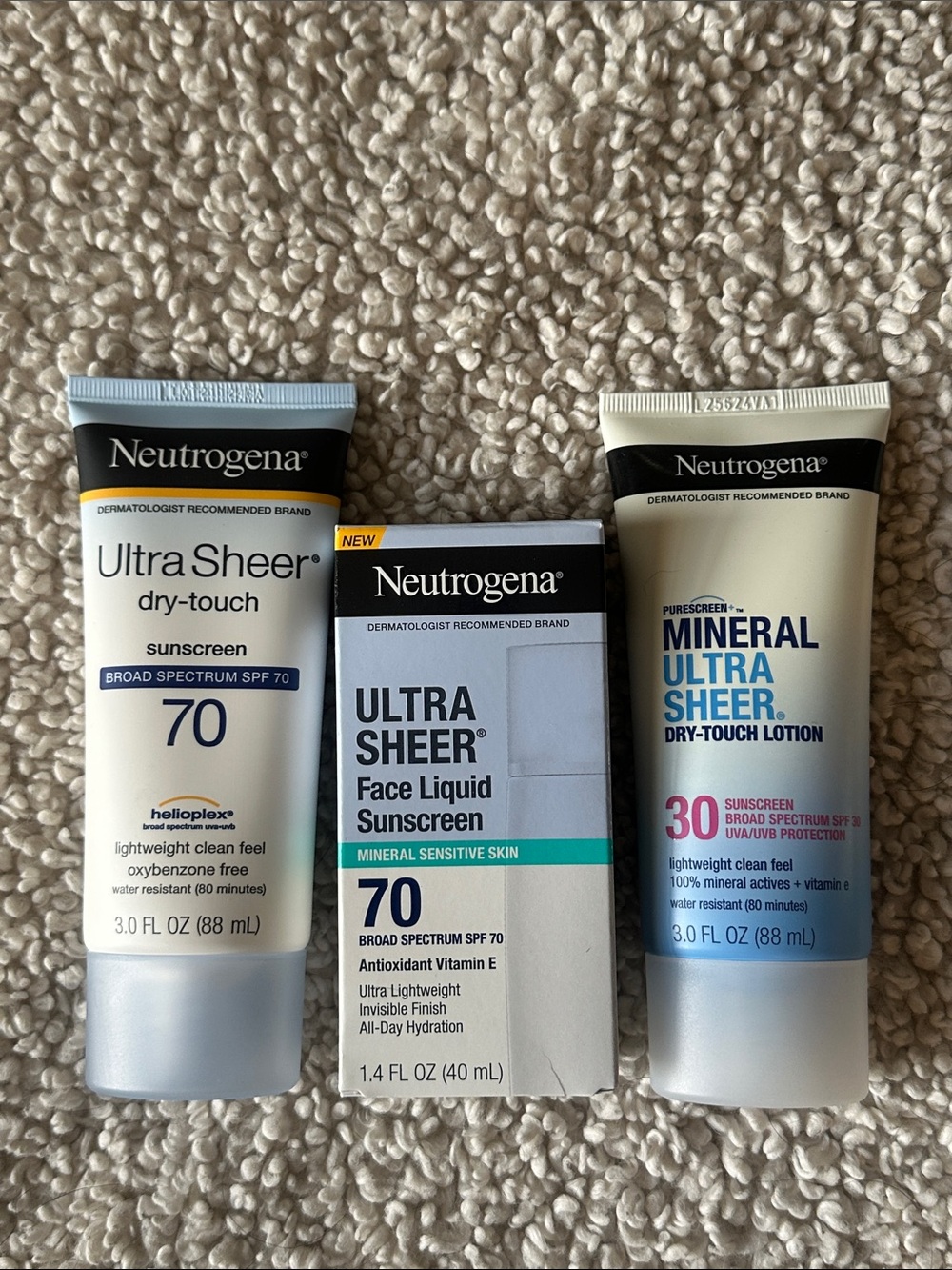 Neutrogena Sunscreen Bundle Ultra Sheer